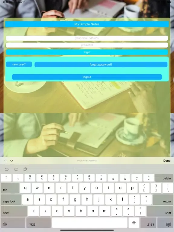 My Simple Notes - Dictate iPad 应用截图