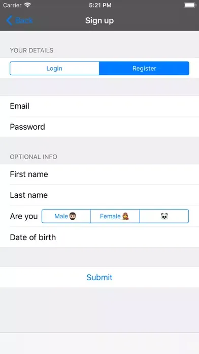 Captain's Personal Log Screenshots
