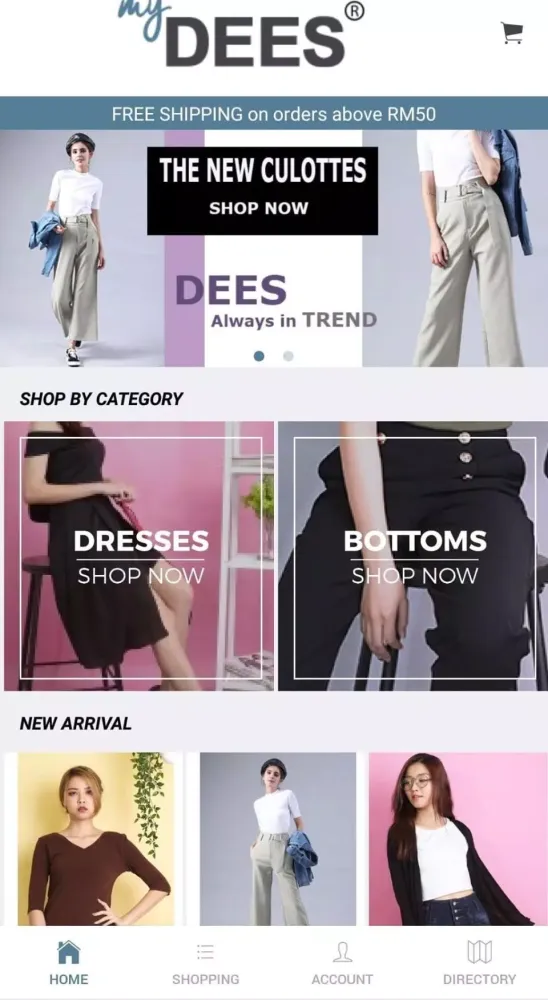 Mydees Fashion Store应用截图