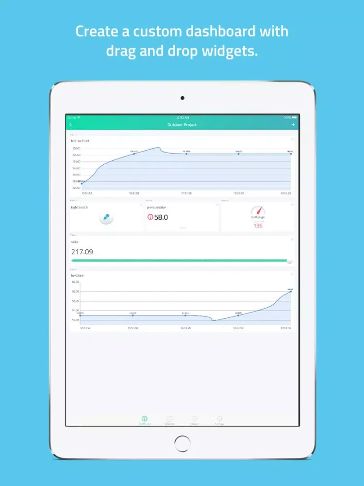 Cayenne - IoT Project Builder iPad  Screenshots