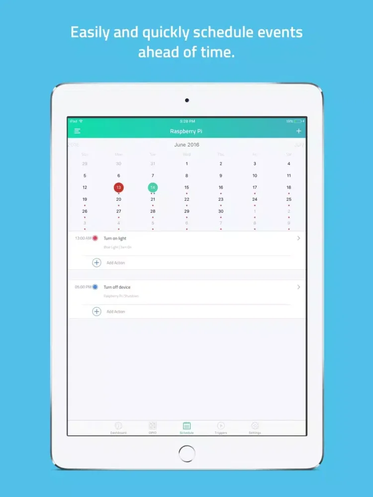 Cayenne - IoT Project Builder iPad  Screenshots