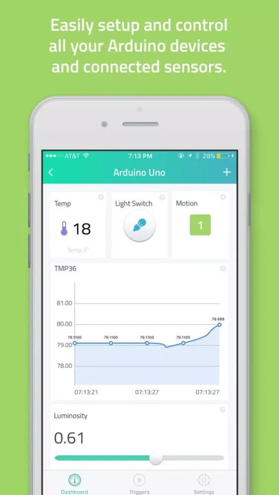 Cayenne - IoT Project Builder Screenshots