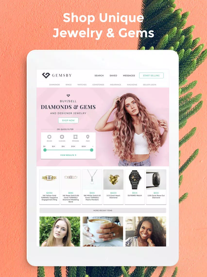 Gemsby Jewelry/Gem Marketplace iPad  स्क्रीनशॉट