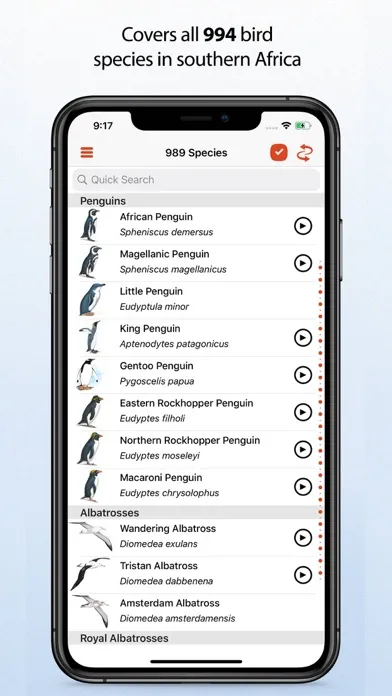 Sasol eBirds Southern Africa স্ক্রিনশট