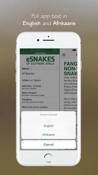 eSnakes Southern Africa سکرین شاٹس