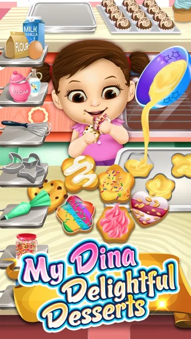 Capturas de tela do My Dina Food Maker Cooking Kids Games Free