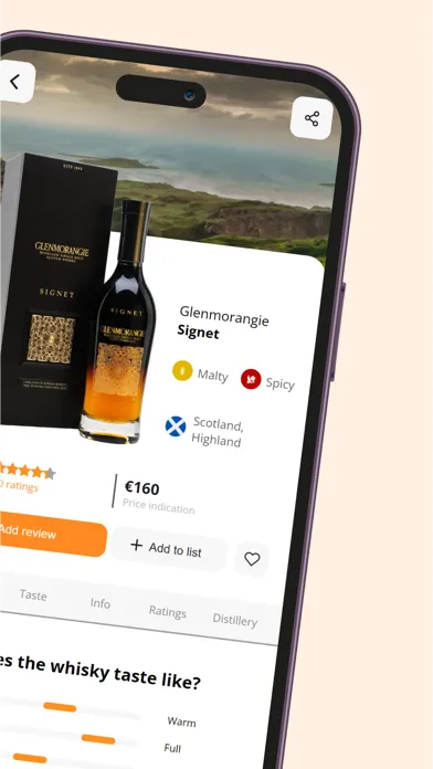 Captures d'écran de Distilld • Your Whisky App