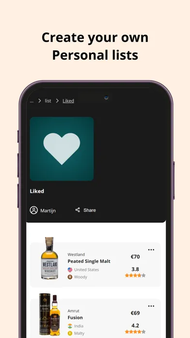 Captures d'écran de Distilld • Your Whisky App