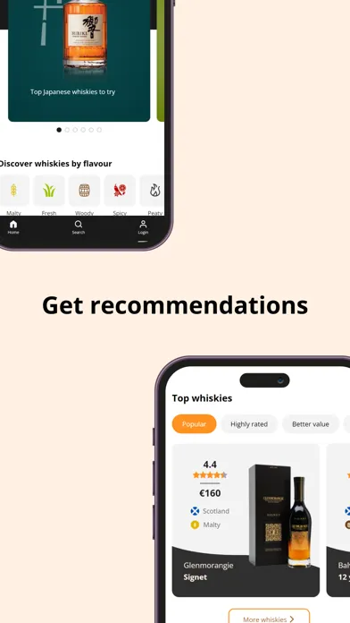 Captures d'écran de Distilld • Your Whisky App