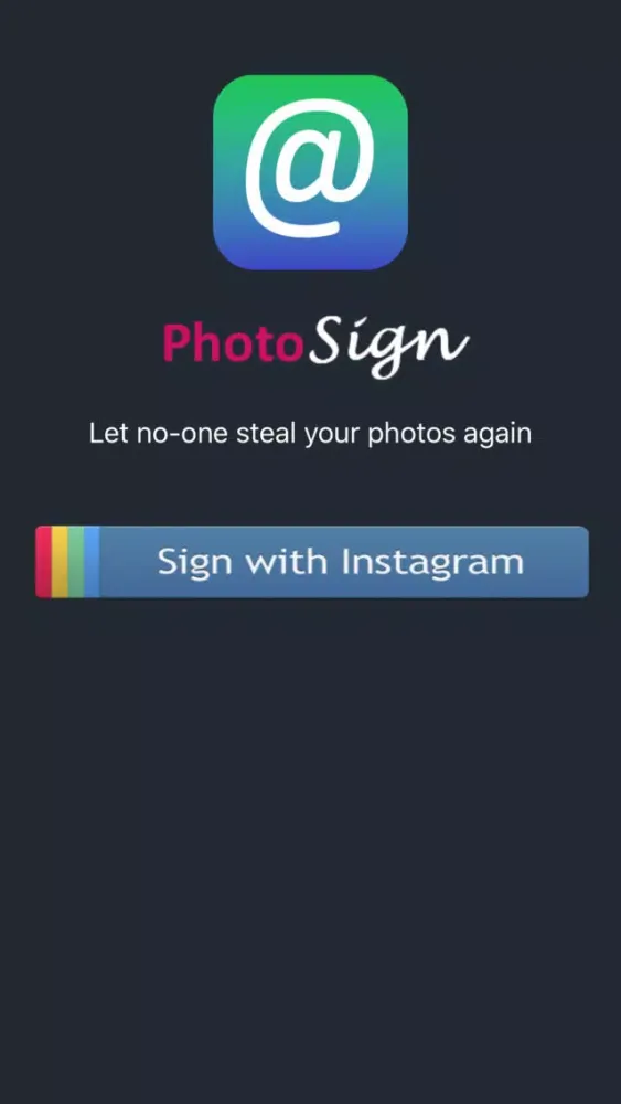 Screenshot di PhotoSign - Protect Your Photos From Fakers
