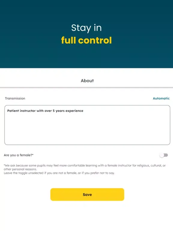 MyDriveBuddy for ADI's iPad  স্ক্রিনশট