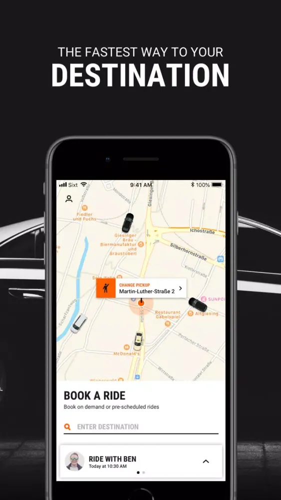 mydriver Chauffeurservice سکرین شاٹس
