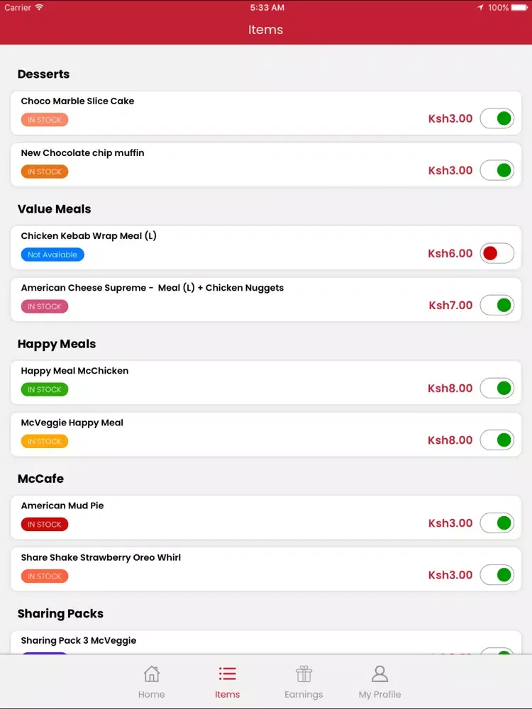 MyDuka – Vendor App iPad 应用截图