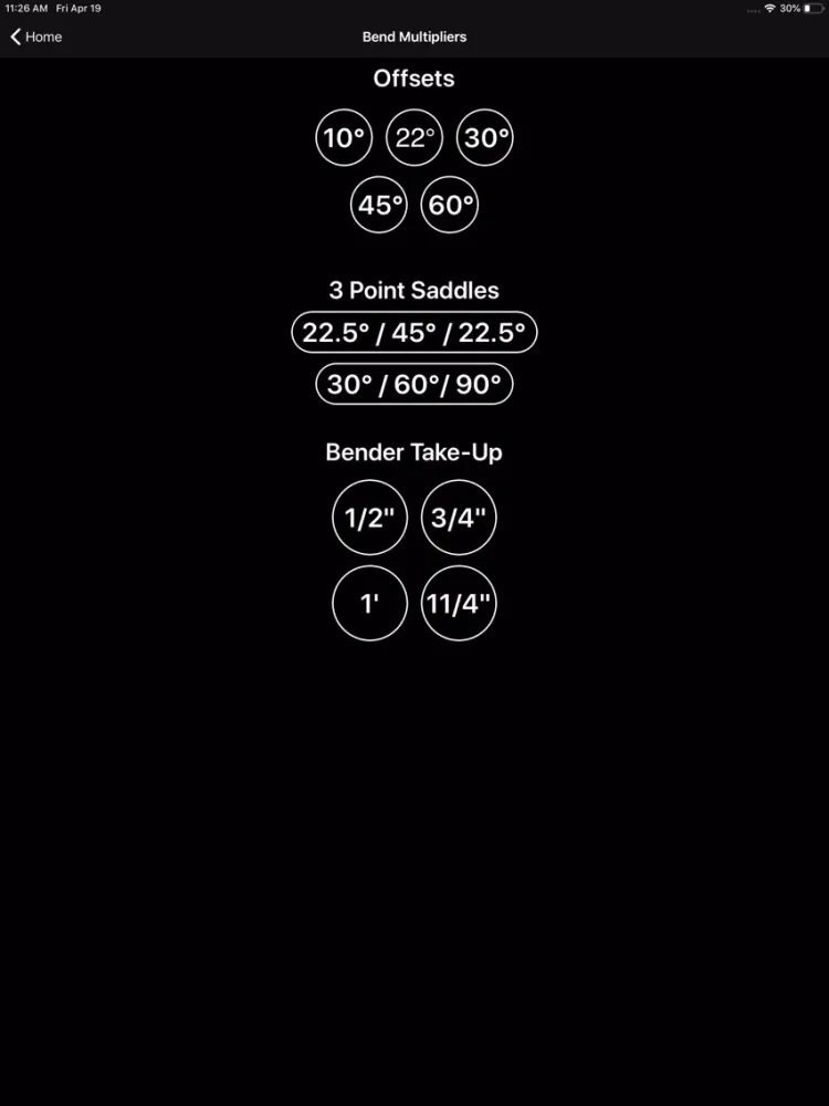 My Electrical Pal iPad  Screenshots