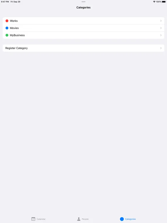 ภาพหน้าจอของ Multi-Schedule Tracker iPad 