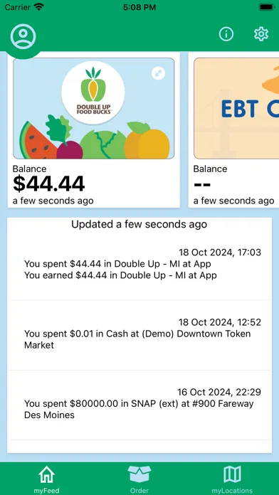 myFresh Wallet スクリーンショット