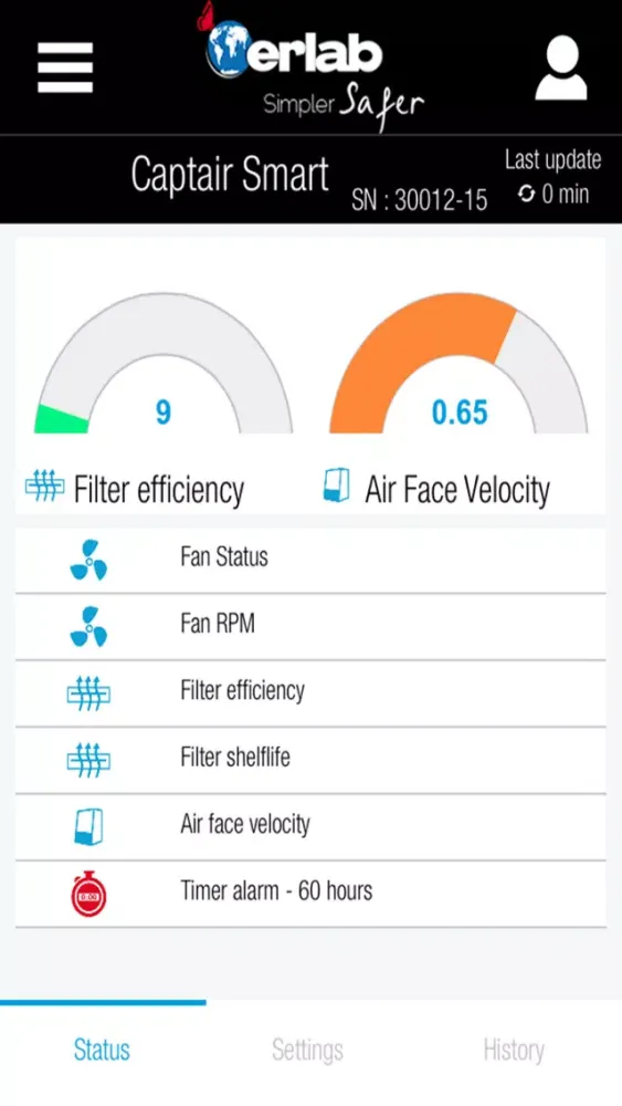 Ảnh chụp màn hình của eGuard APP