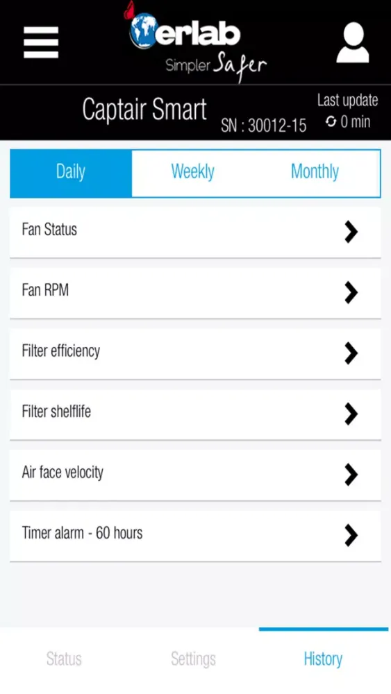 Ảnh chụp màn hình của eGuard APP