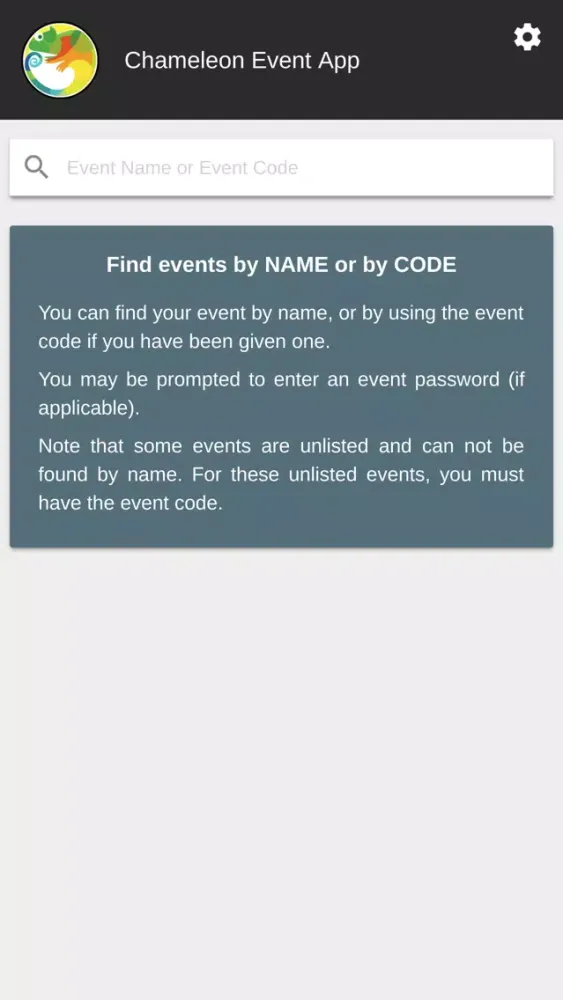 Capturas de pantalla de Chameleon Event App