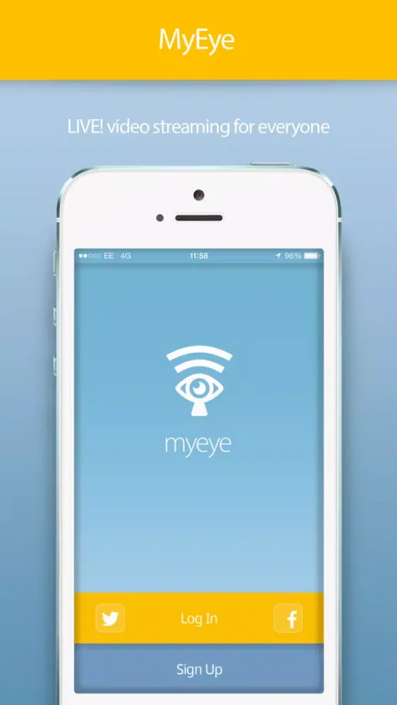 Capturas de tela do MyEye