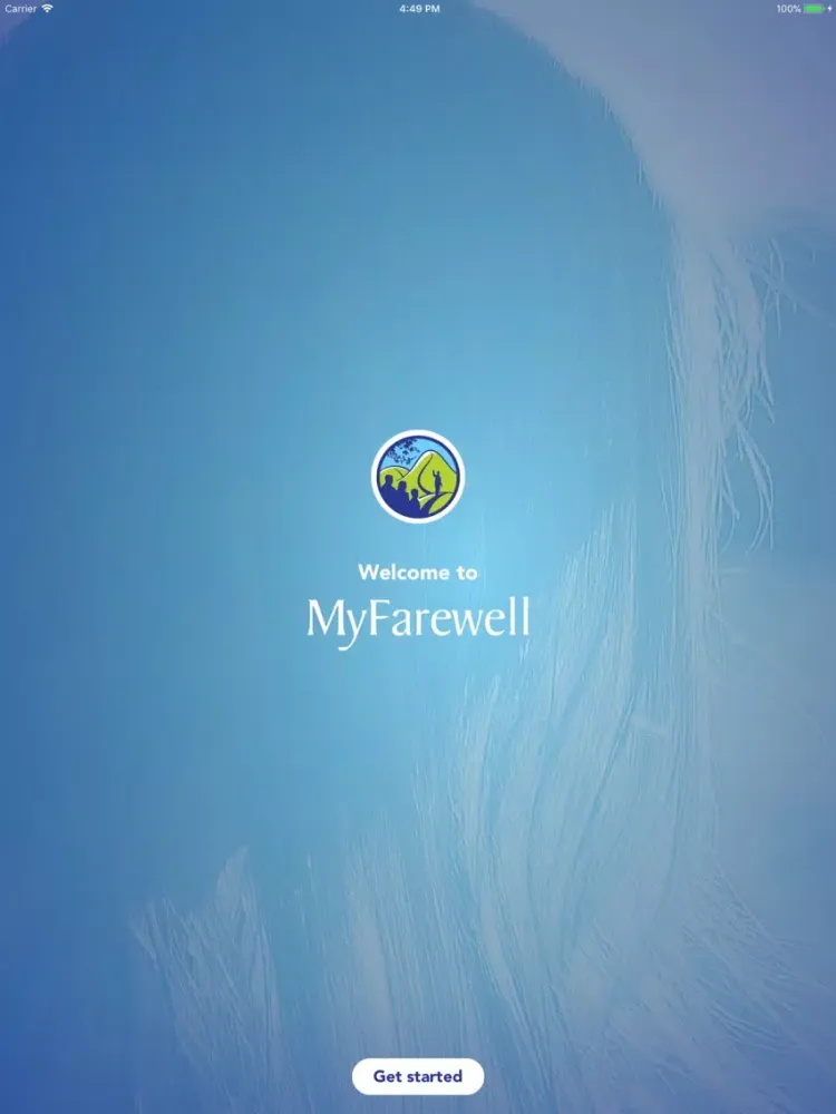 Ảnh chụp màn hình của My Farewell iPad 