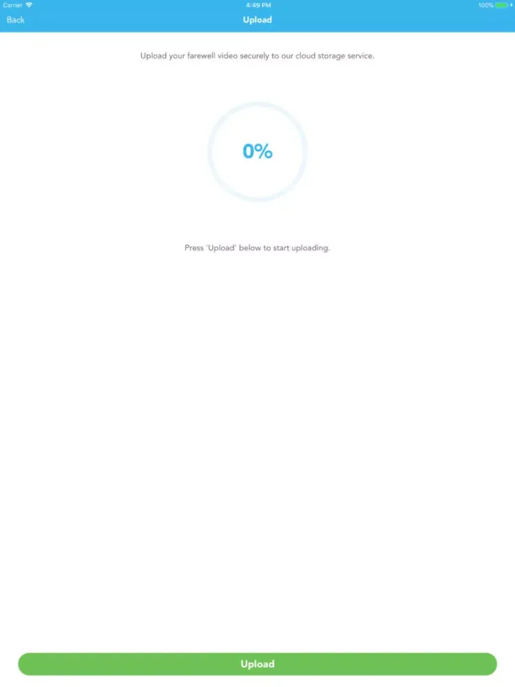 Ảnh chụp màn hình của My Farewell iPad 