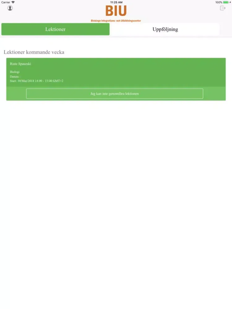 Capturas de pantalla de BIU Online iPad 