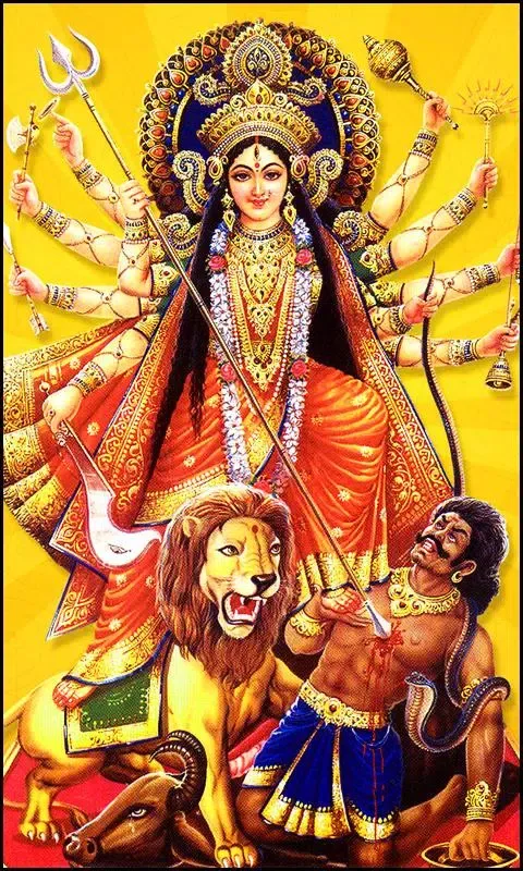Capturas de tela do Durga Mata Wallpaper HD