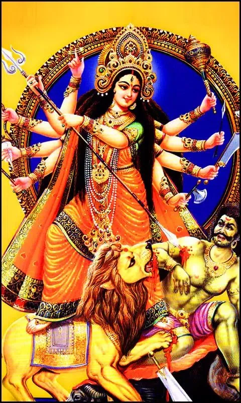 Capturas de tela do Durga Mata Wallpaper HD