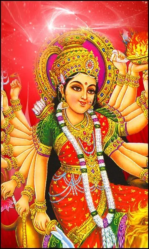 Capturas de tela do Durga Mata Wallpaper HD