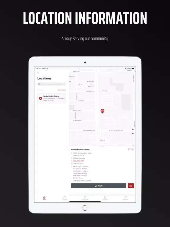 ภาพหน้าจอของ Family Health Source iPad 