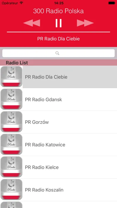Captures d'écran de 300 Radio Polska (PL): Aktualności, Muzyka, Piłka
