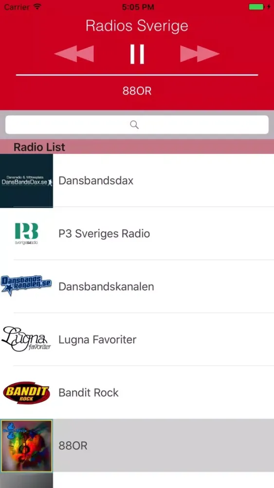Capturas de tela do Radios Sverige (SE) : Nyheter, Musik, Fotboll