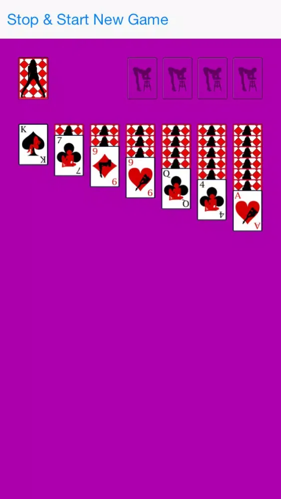 Captures d'écran de Sexy Solitaire Klondike Pink Edition 2014 - The Best Card Game