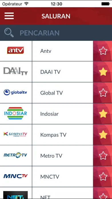 Jadwal TV Indonesia • TV-Daftar (ID) سکرین شاٹس