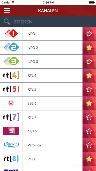 TV-Gids in het Nederlands (NL)应用截图
