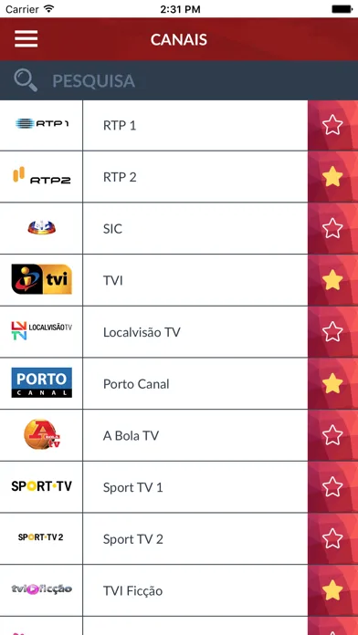 Zrzuty ekranu Programação TV Portugal (PT)