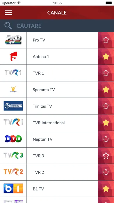 Zrzuty ekranu Ghid-TV România (RO)