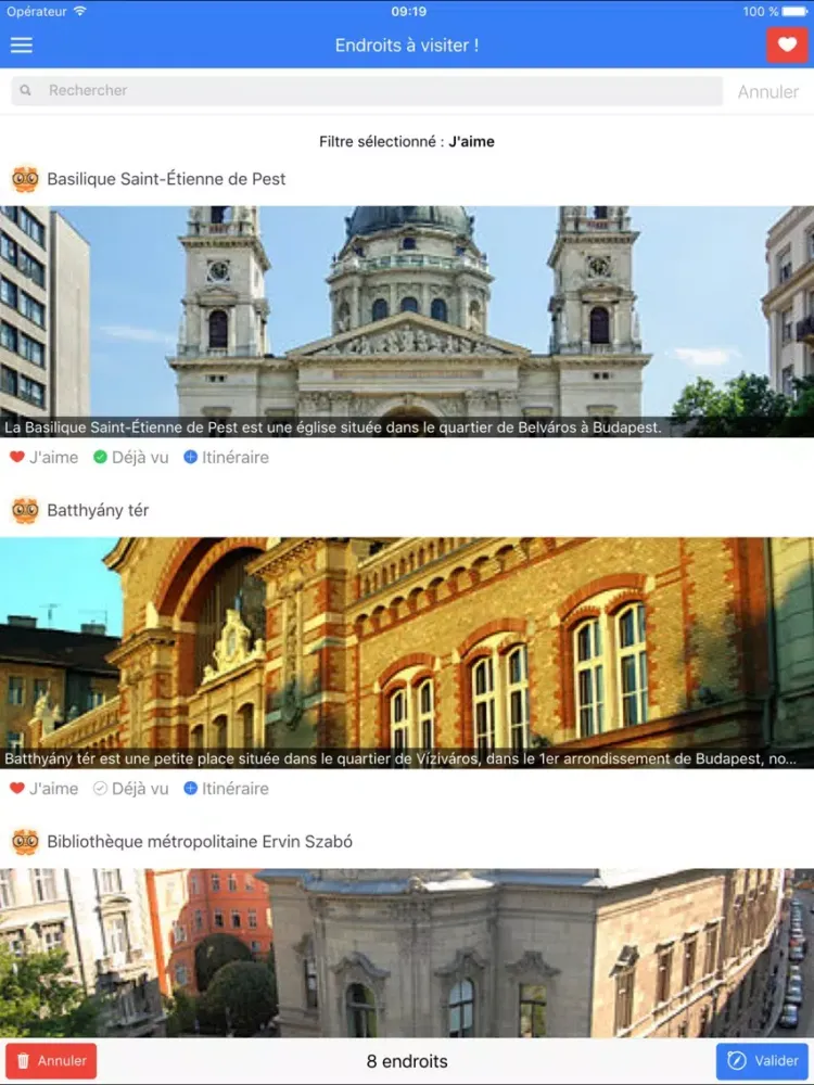 TOP Budapest - Visiter les incontournables by VLM iPad  Screenshots