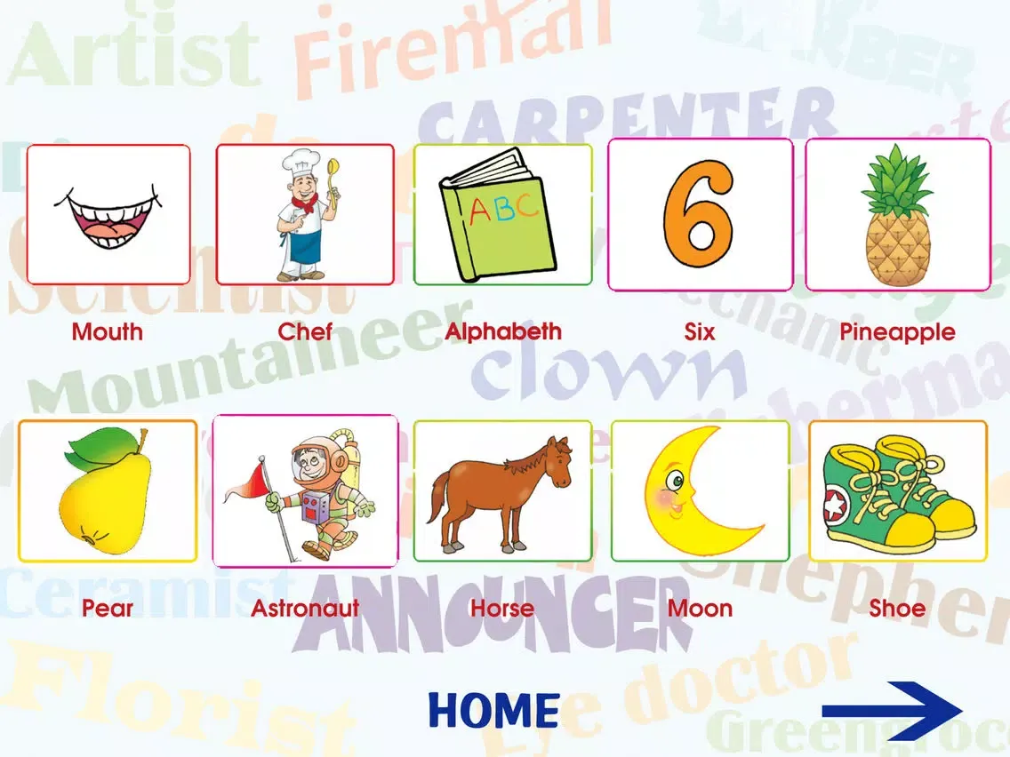 My First 100 English Words 2 iPad  Ekran Görüntüleri