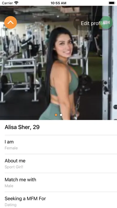 Скриншоты MFM myfitmatch.com