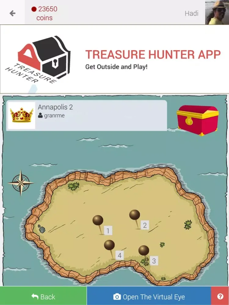 Treasure Hunter App iPad  Ekran Görüntüleri