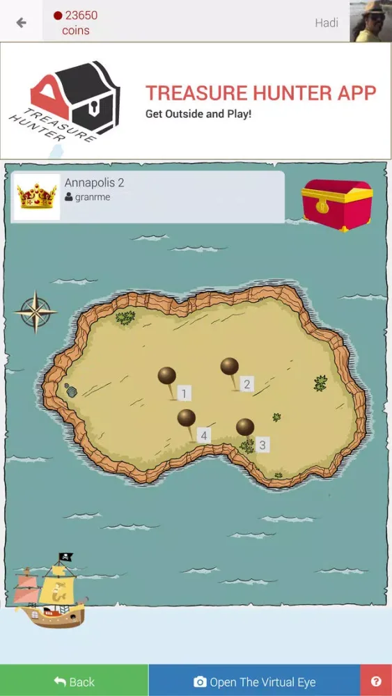Treasure Hunter App Ekran Görüntüleri