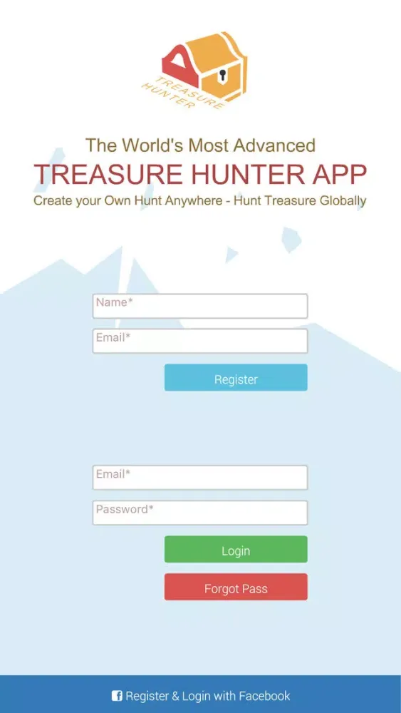 Treasure Hunter App Ekran Görüntüleri