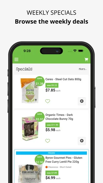 Foodies Organic Screenshots
