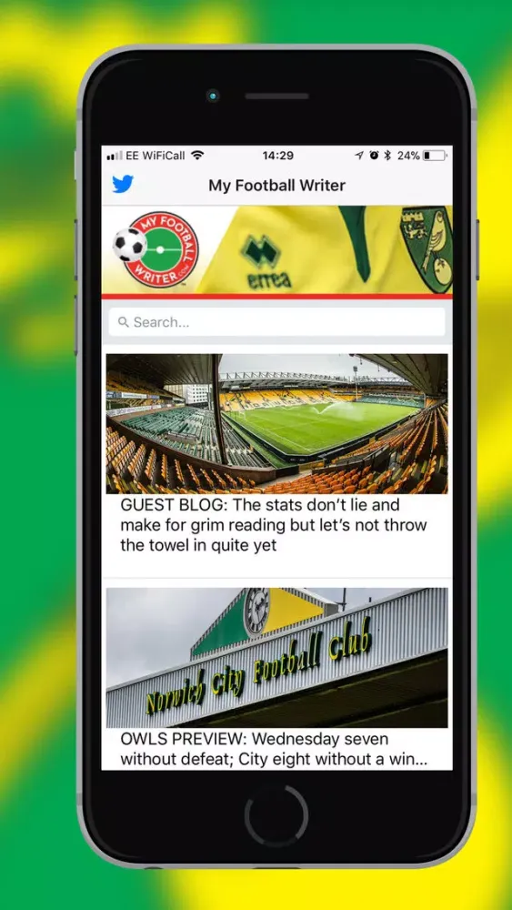 MyFootballWriter应用截图