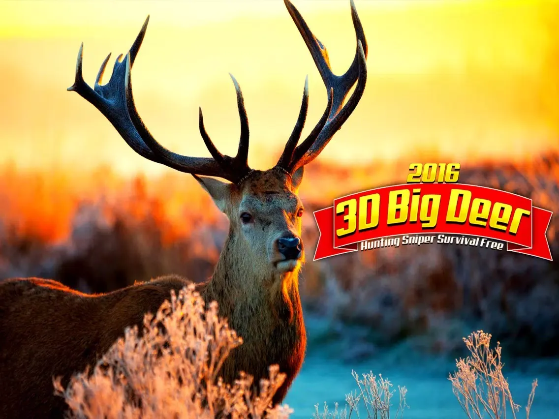 Ảnh chụp màn hình của 2016 3D Big Deer : Hunting Sniper Survival Pro iPad 