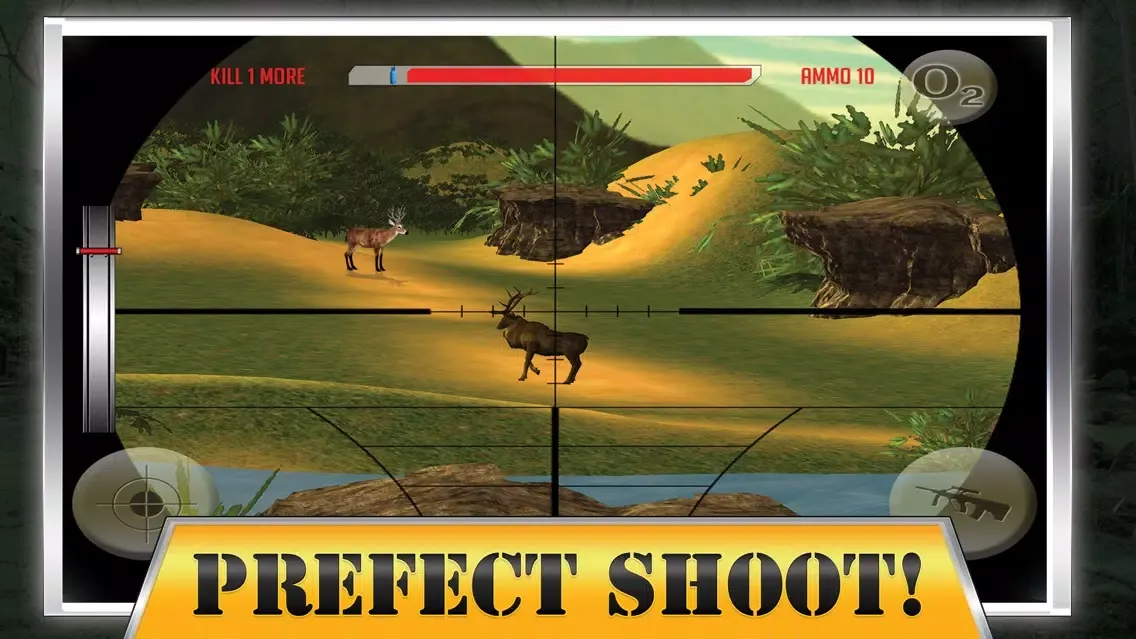 Ảnh chụp màn hình của 2016 3D Big Deer : Hunting Sniper Survival Pro