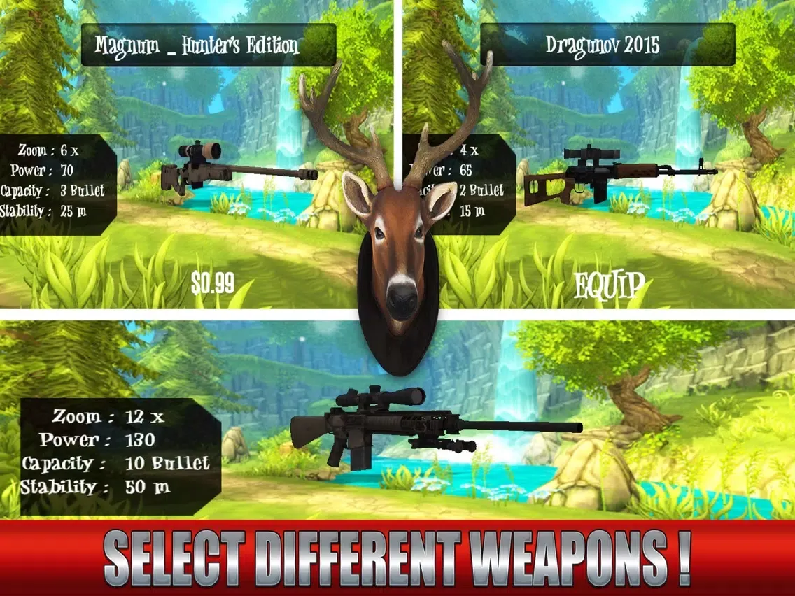 Capturas de pantalla de Ultimate Big Deer Hunt Simulator Sniper Challenge iPad 