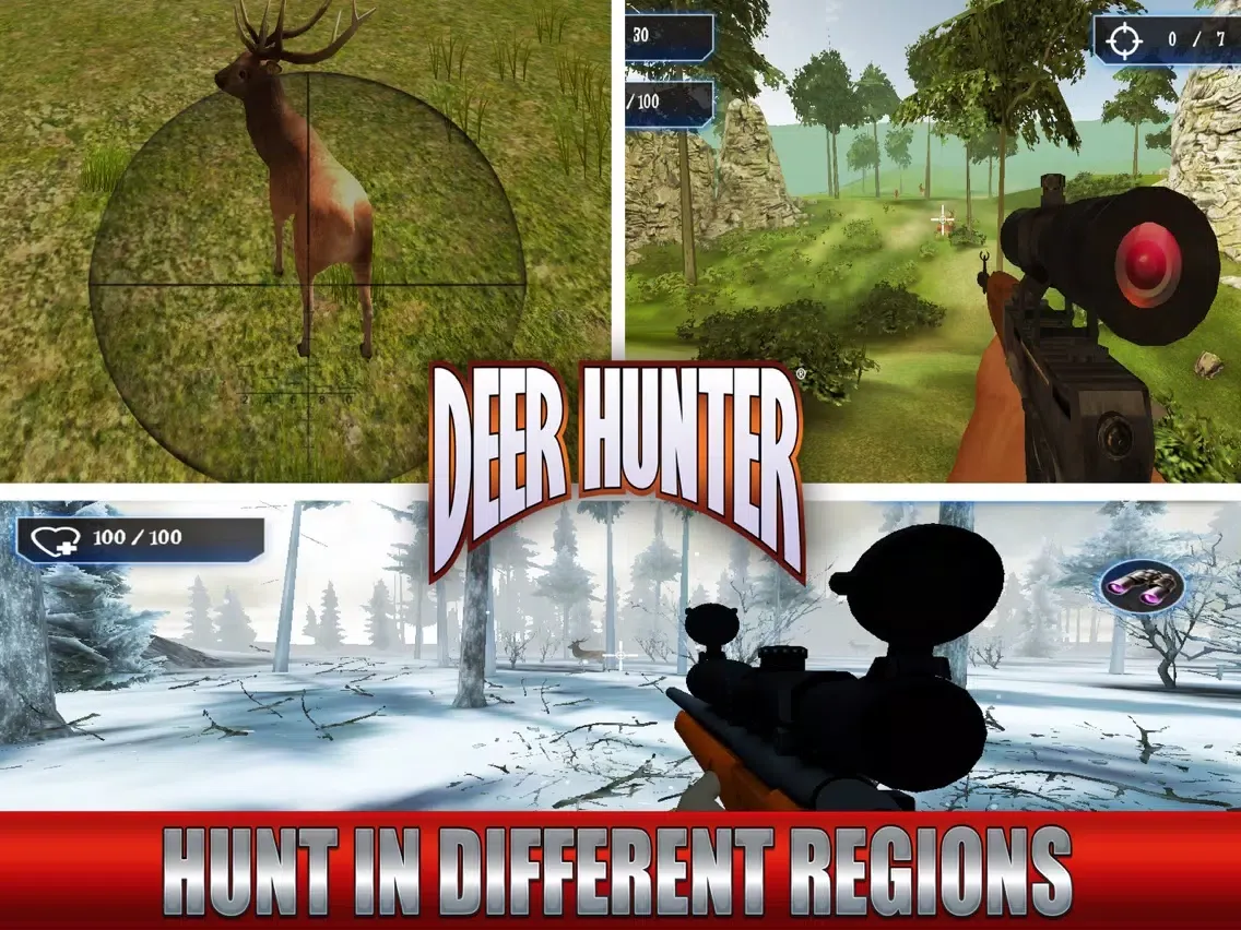 Capturas de pantalla de Ultimate Big Deer Hunt Simulator Sniper Challenge iPad 